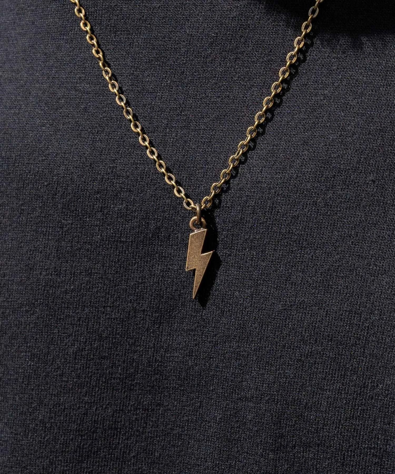 Metal necklace-thunder-