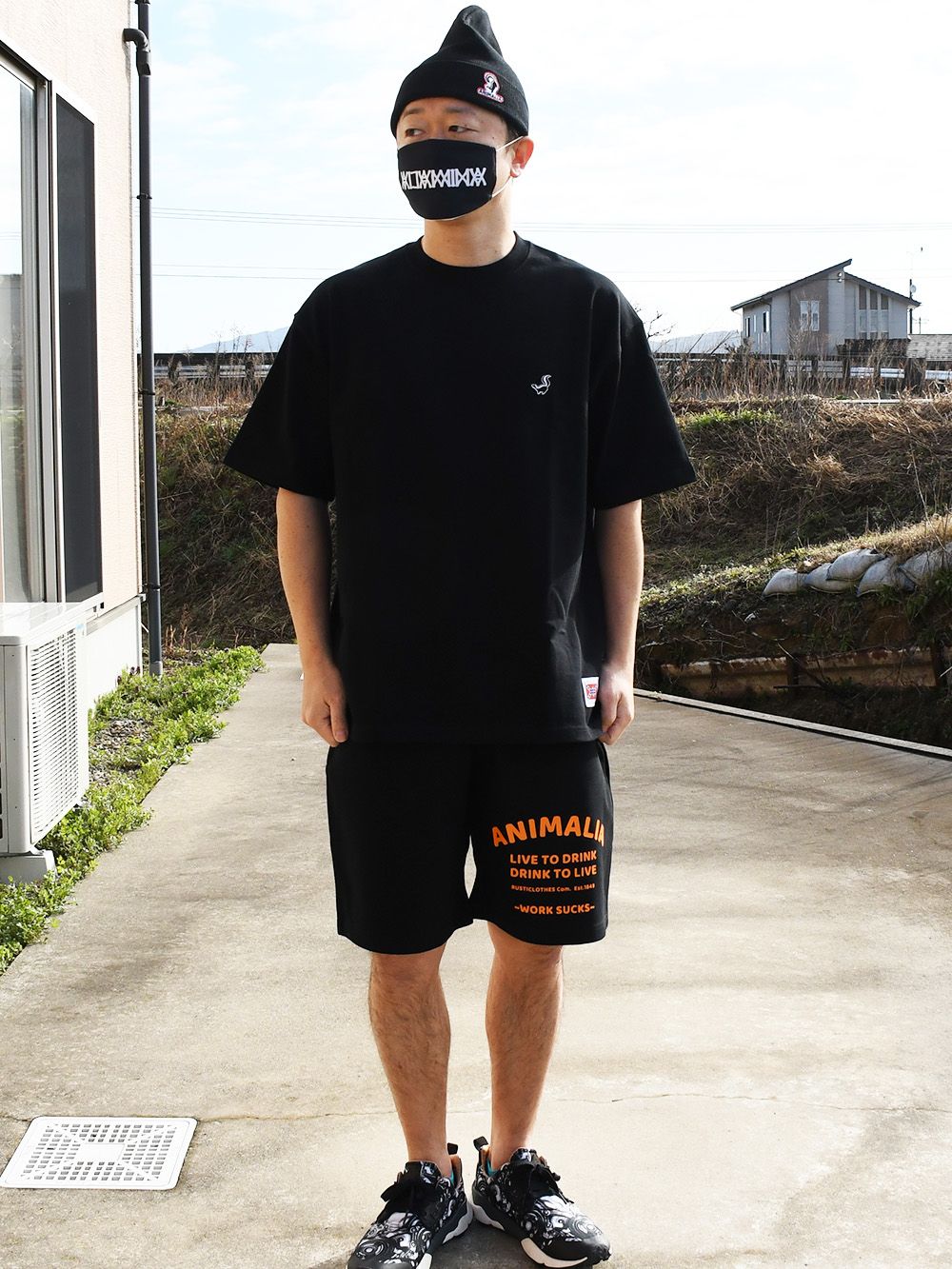 BIG SILHOUETTE HEAVEY OZ. TEE - WORK SUCKS