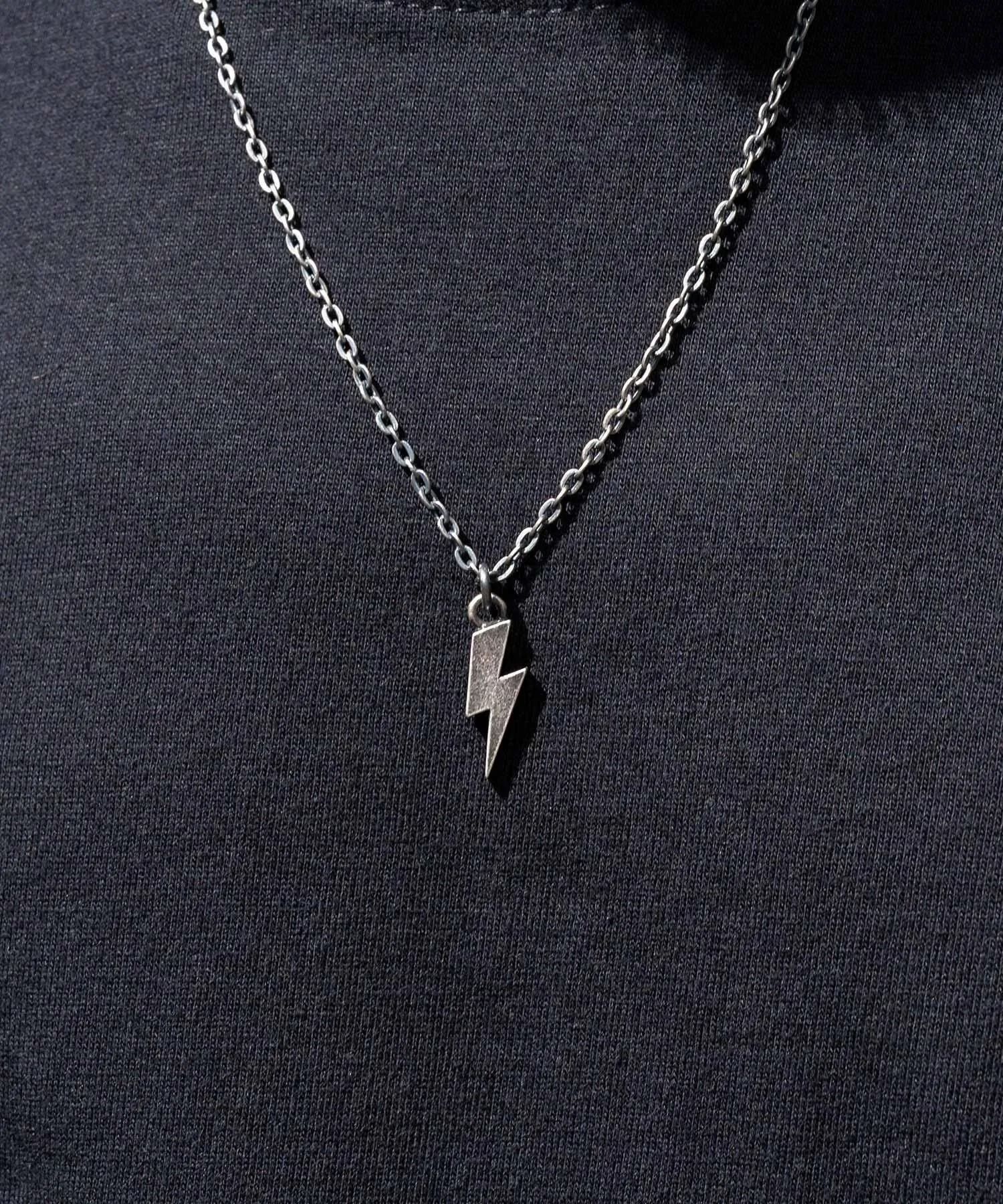 Metal necklace-thunder-