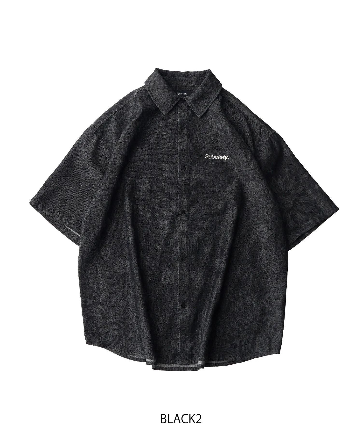 Loose fit denim shirt