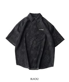 Loose fit denim shirt