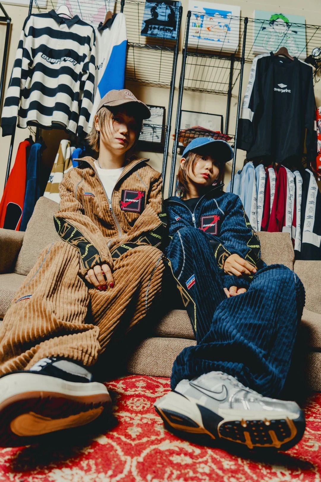 Corduroy jersey jacket