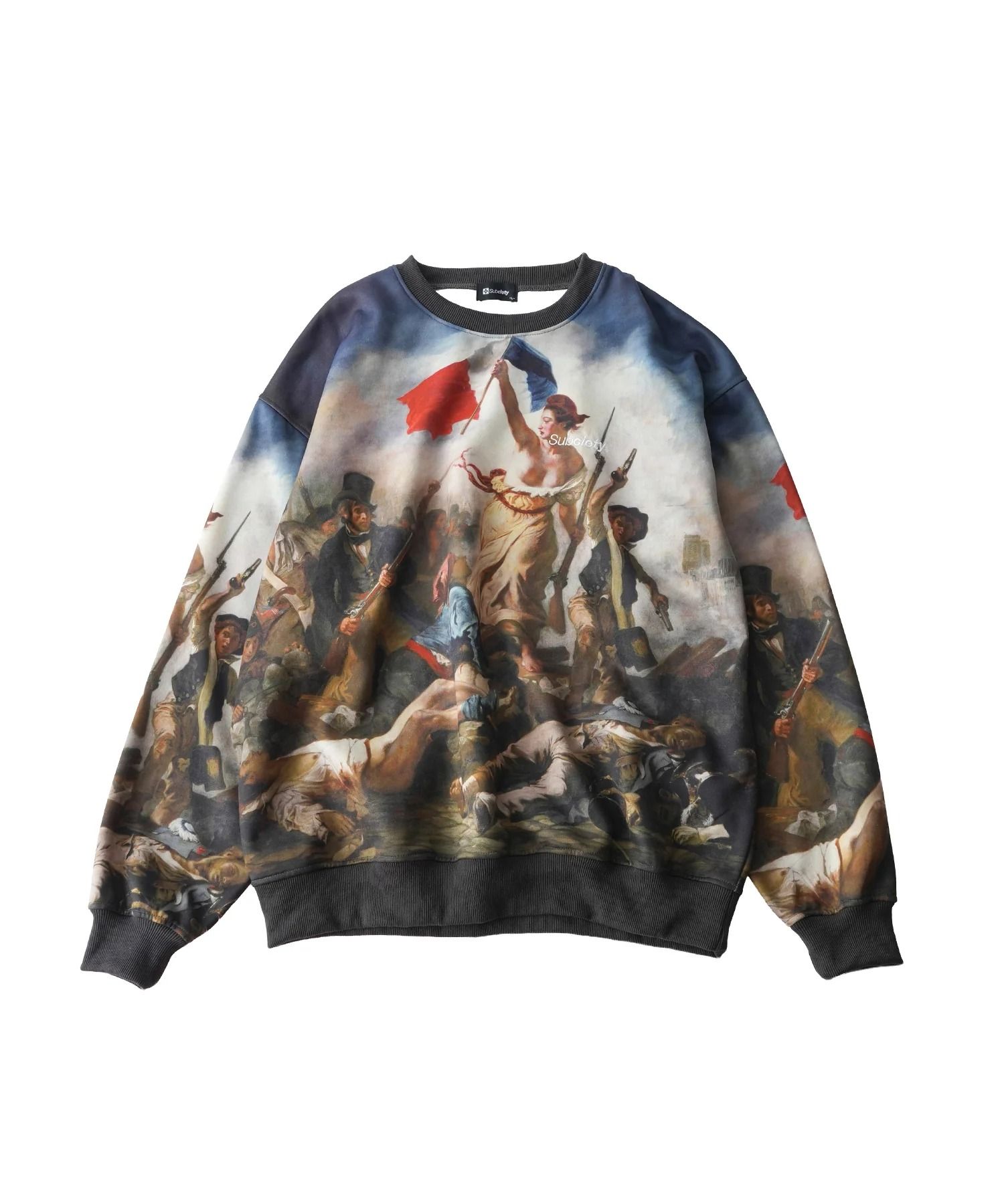 Patterned sweatshirt