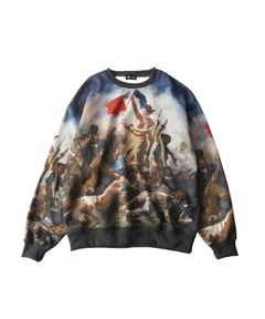 Patterned sweatshirt