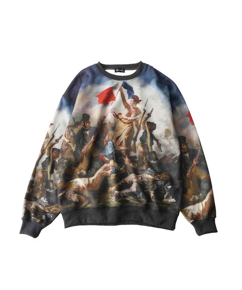 Patterned sweatshirt