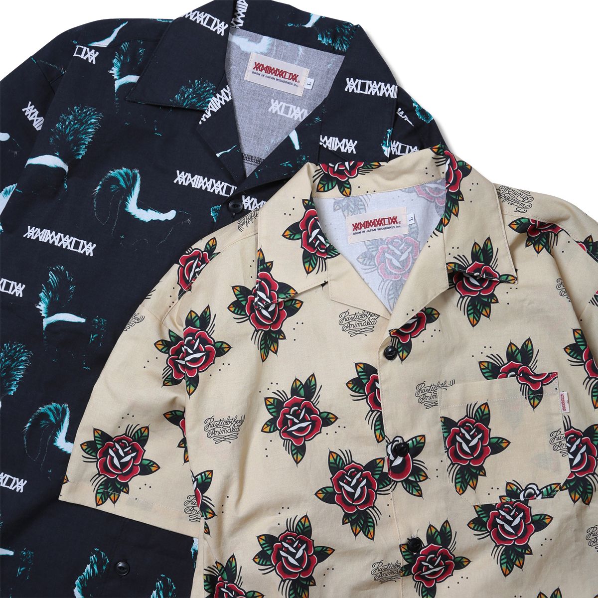 SWAGGER S/S SHIRTS - SKUNK / ROSE -