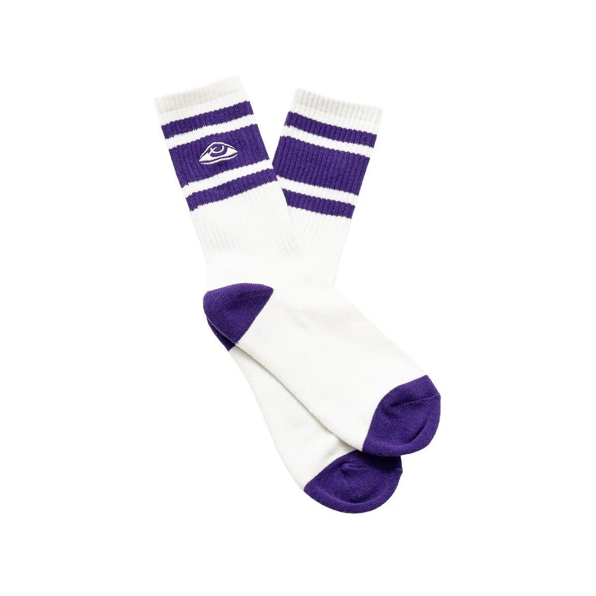 WATCHING EMBROIDERED-SOCKS