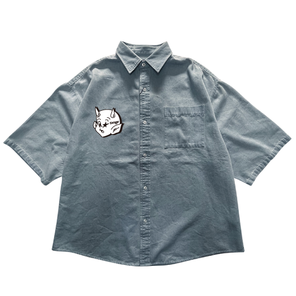 rg baby devil oversize denim shirts