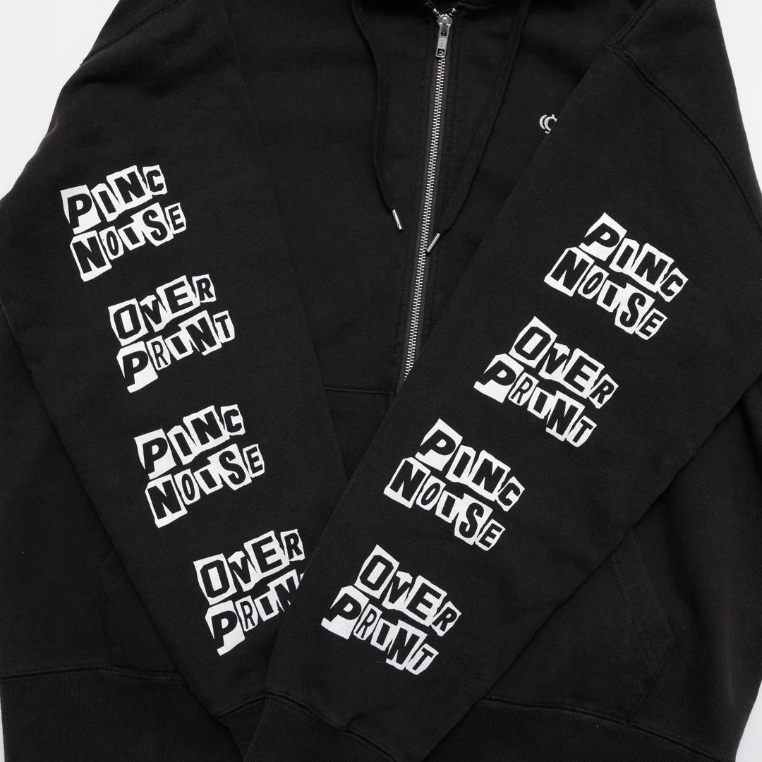 OVERPRINT Zip Hoodie_PINC NOISE