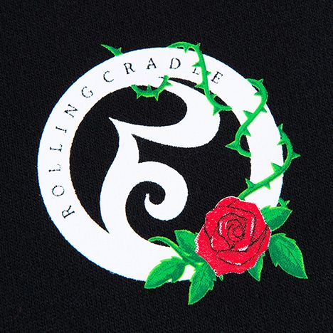 LOGO ROSE-HOODIE