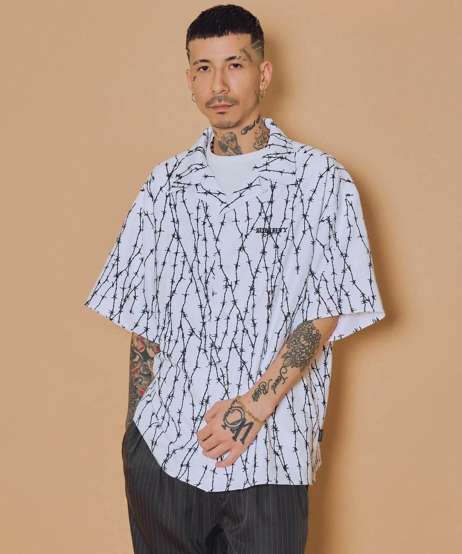 Barbed wire shirt