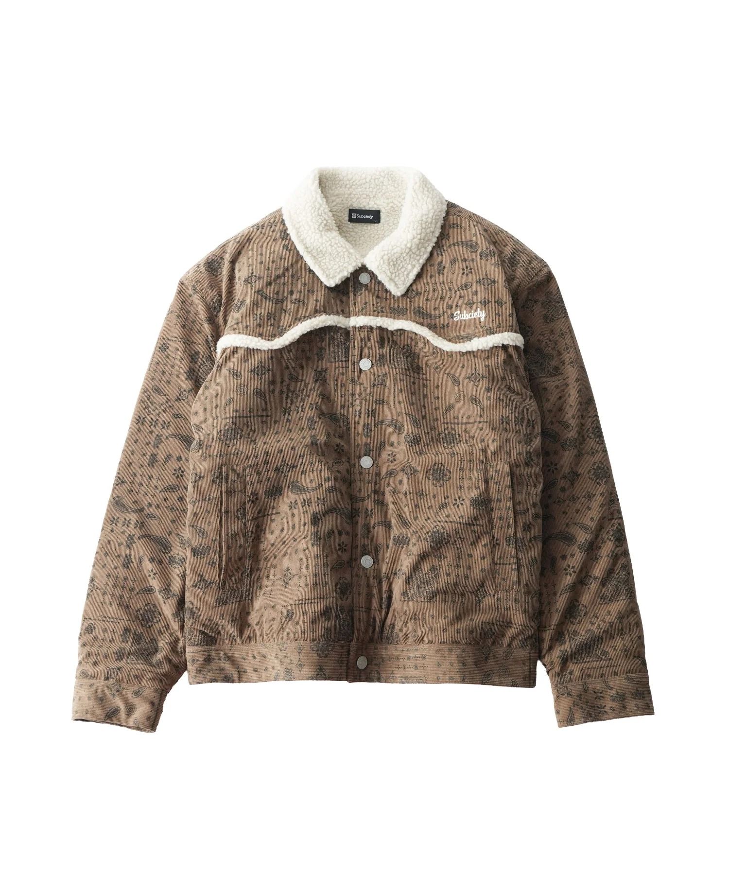 Bandanna corduroy ranch jacket