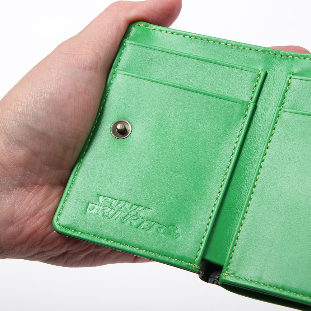 きのこ総柄三つ折り財布