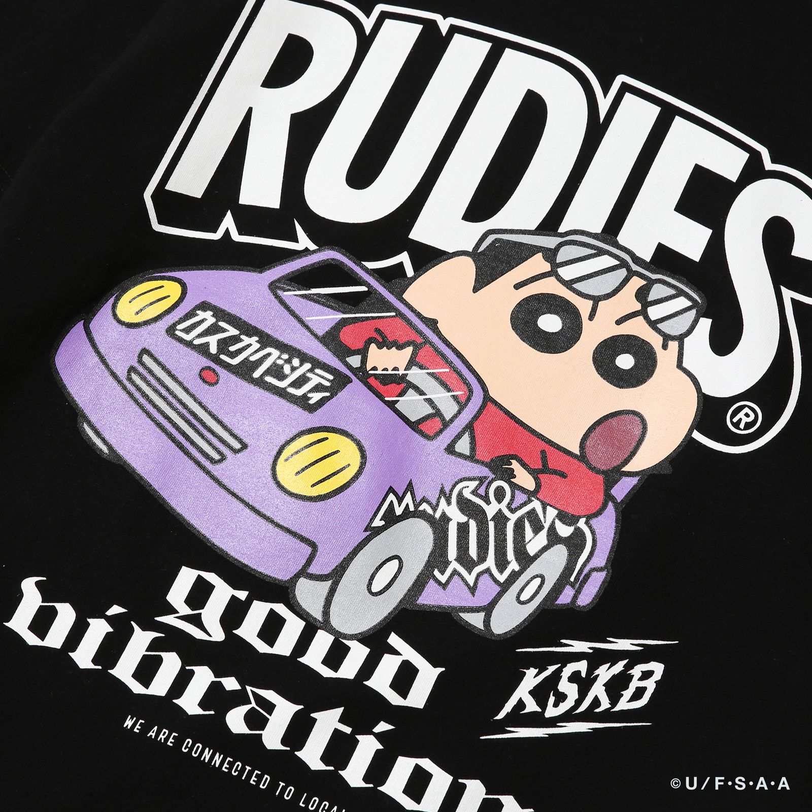 RUDIE'SxCRAYON SHINCHAN LOCAL DRIVE TEE
