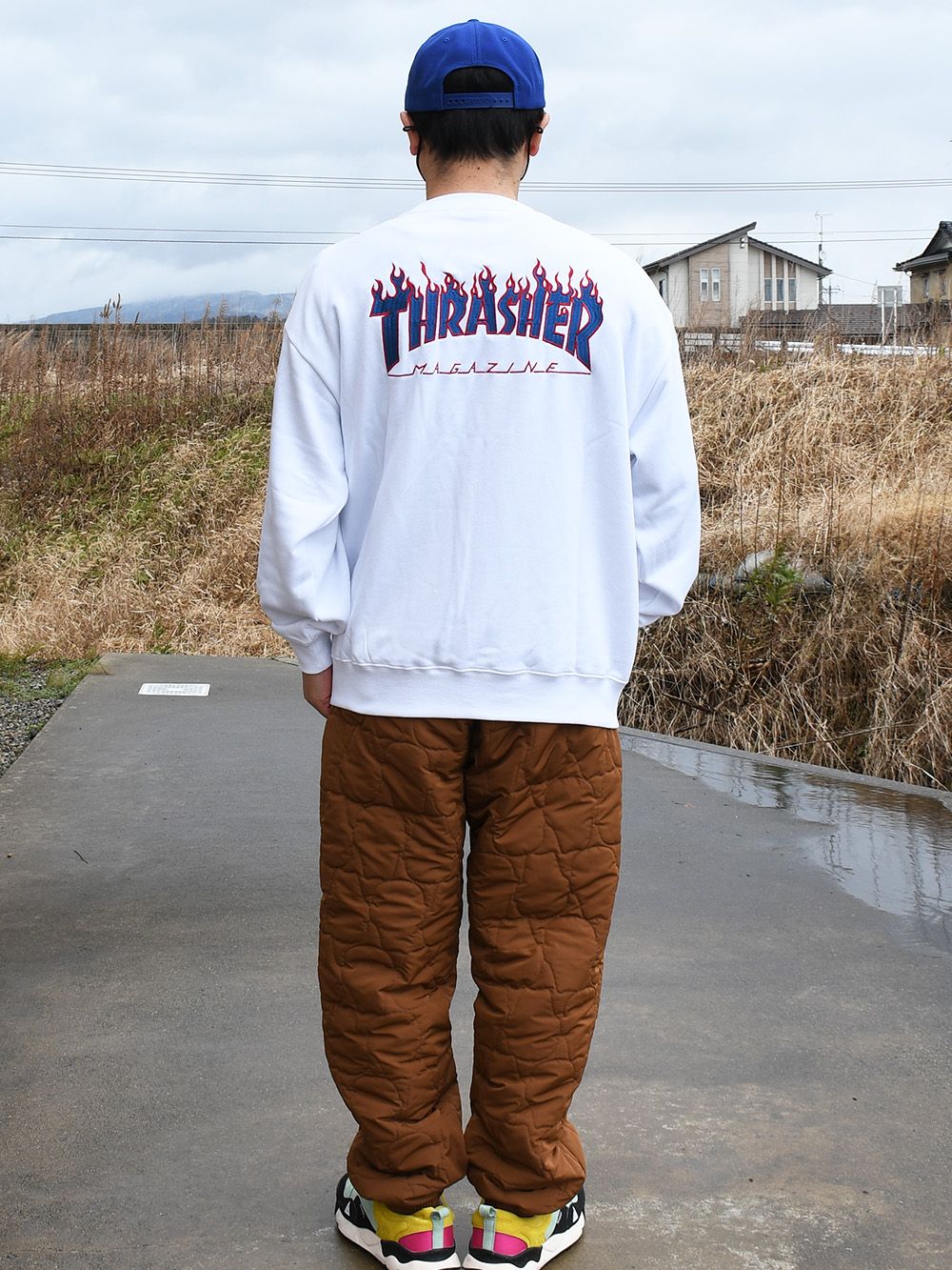 FLAME Logo C/N Sweatshirt