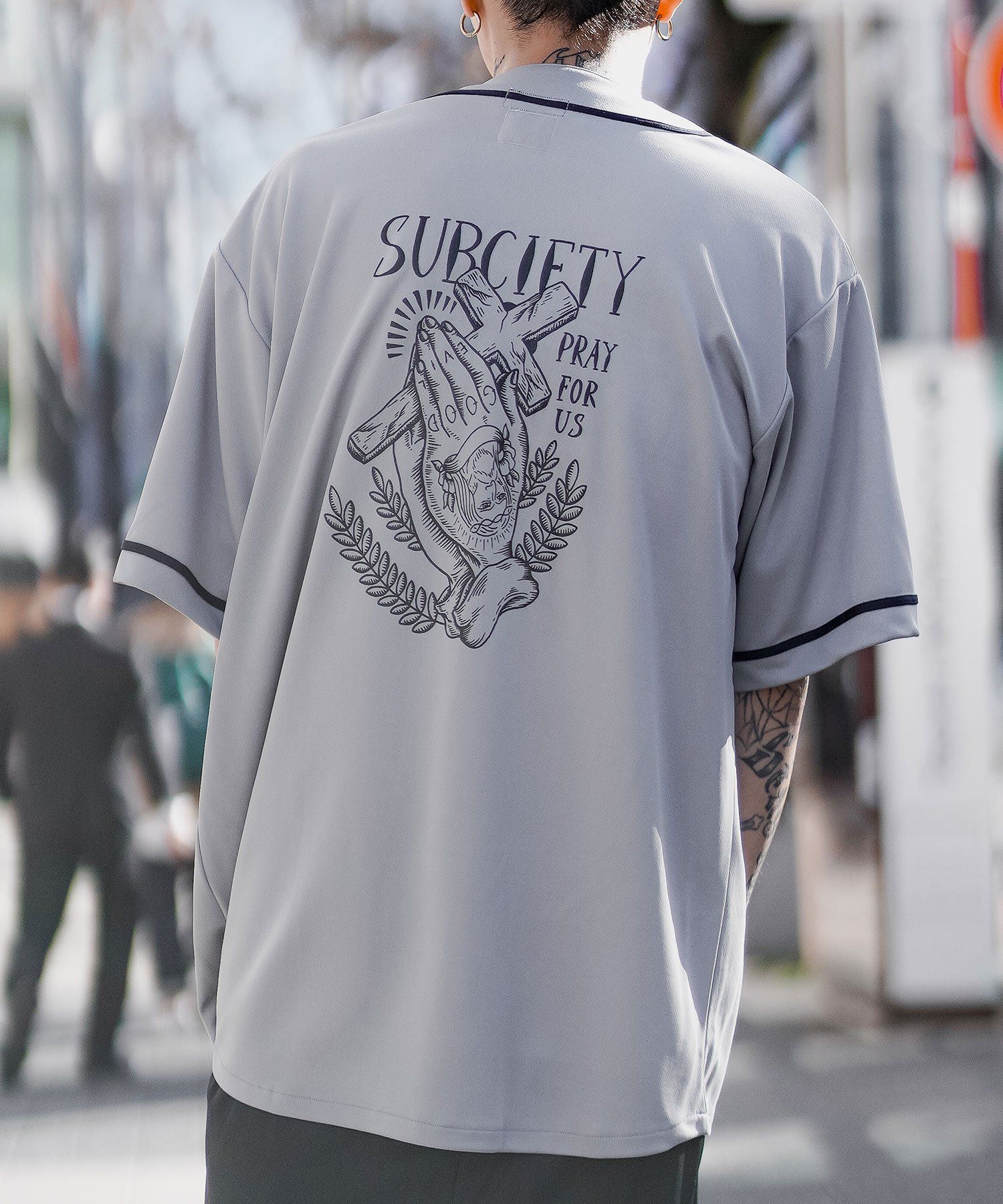 DRY BASEBALL SHIRT-PRAYING HANDS-