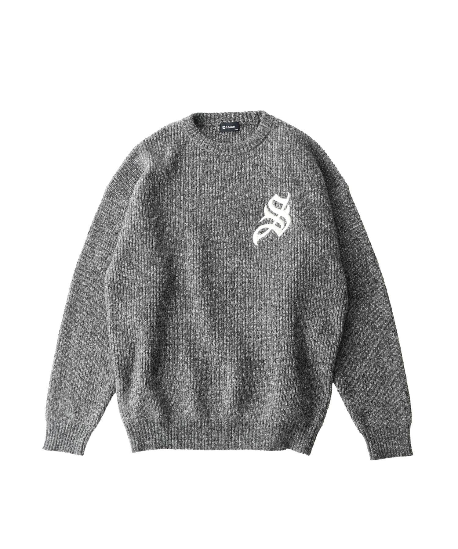Melange knit