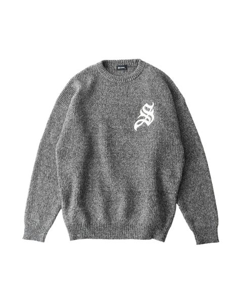 Melange knit