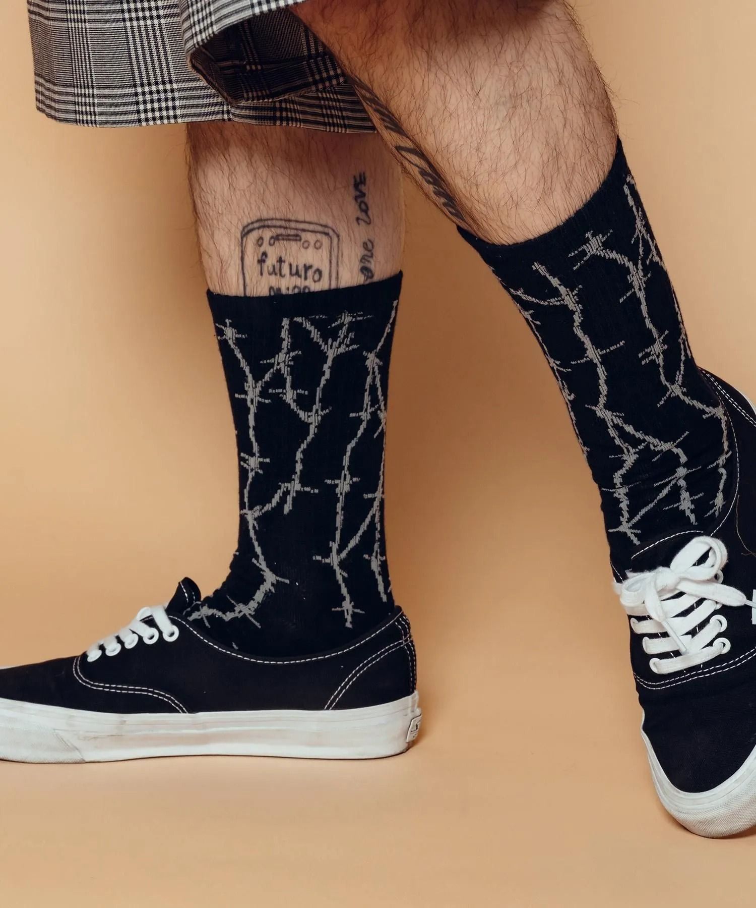 Barbed wire socks