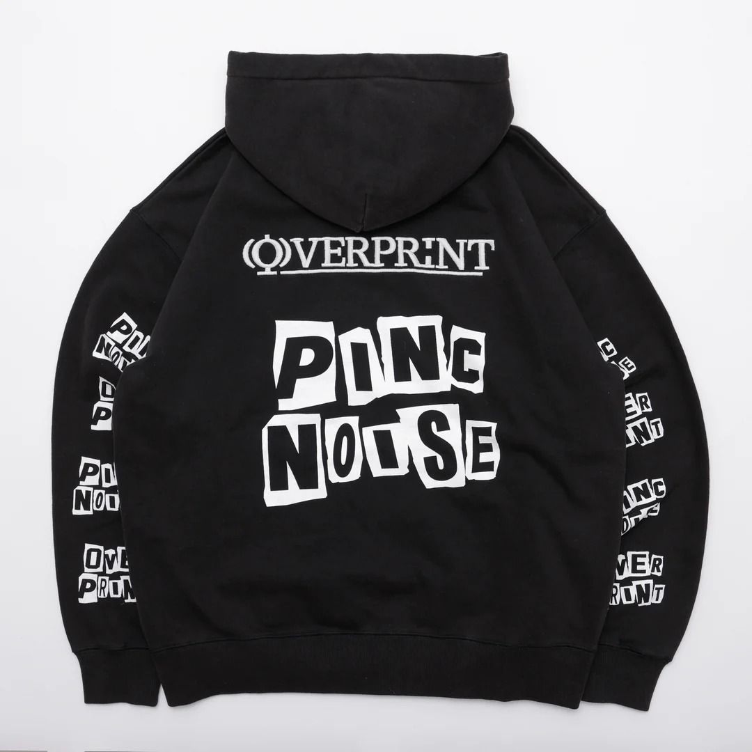 OVERPRINT Zip Hoodie_PINC NOISE