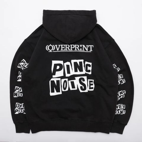 OVERPRINT Zip Hoodie_PINC NOISE
