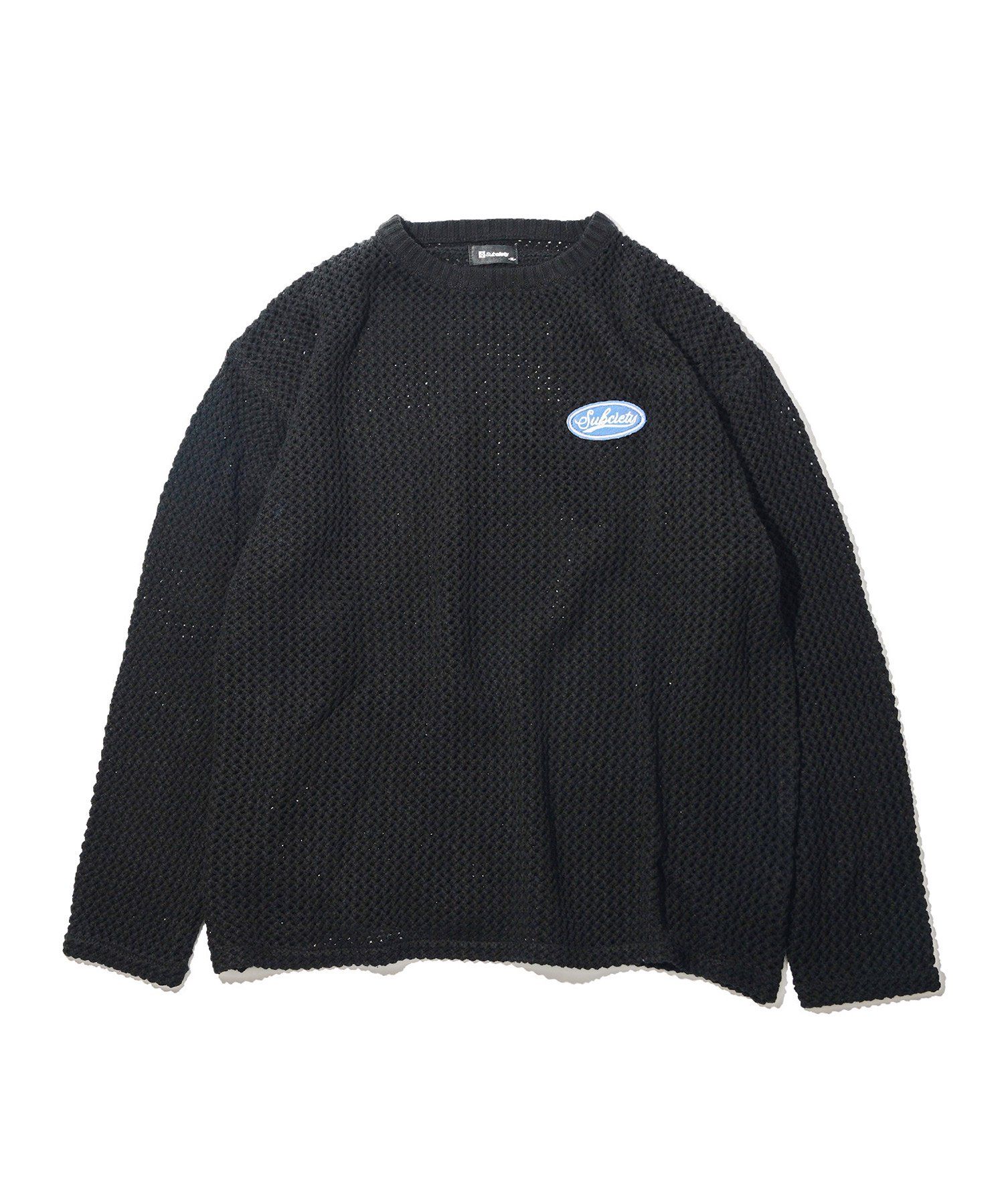 MESH KNIT-PULLOVER