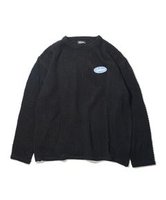 MESH KNIT-PULLOVER