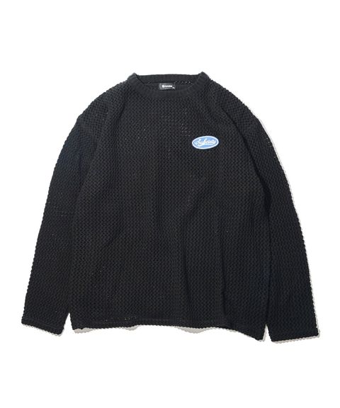 MESH KNIT-PULLOVER