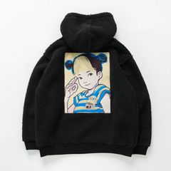 POP ART Bonding Boa Hoodie Ver:23