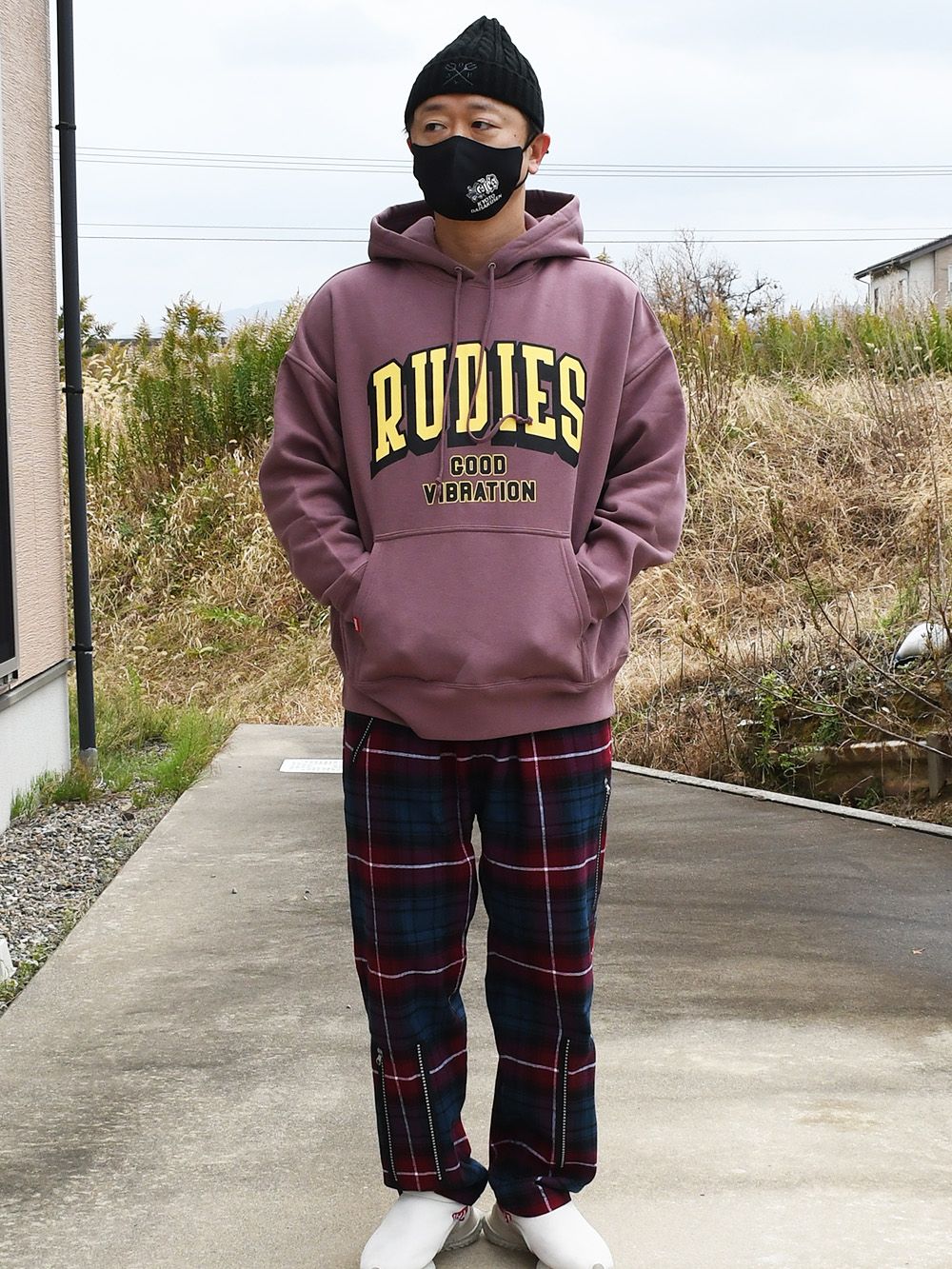 BLOCK COLLEGE BIGSILHOUETTE HOOD-SWEAT