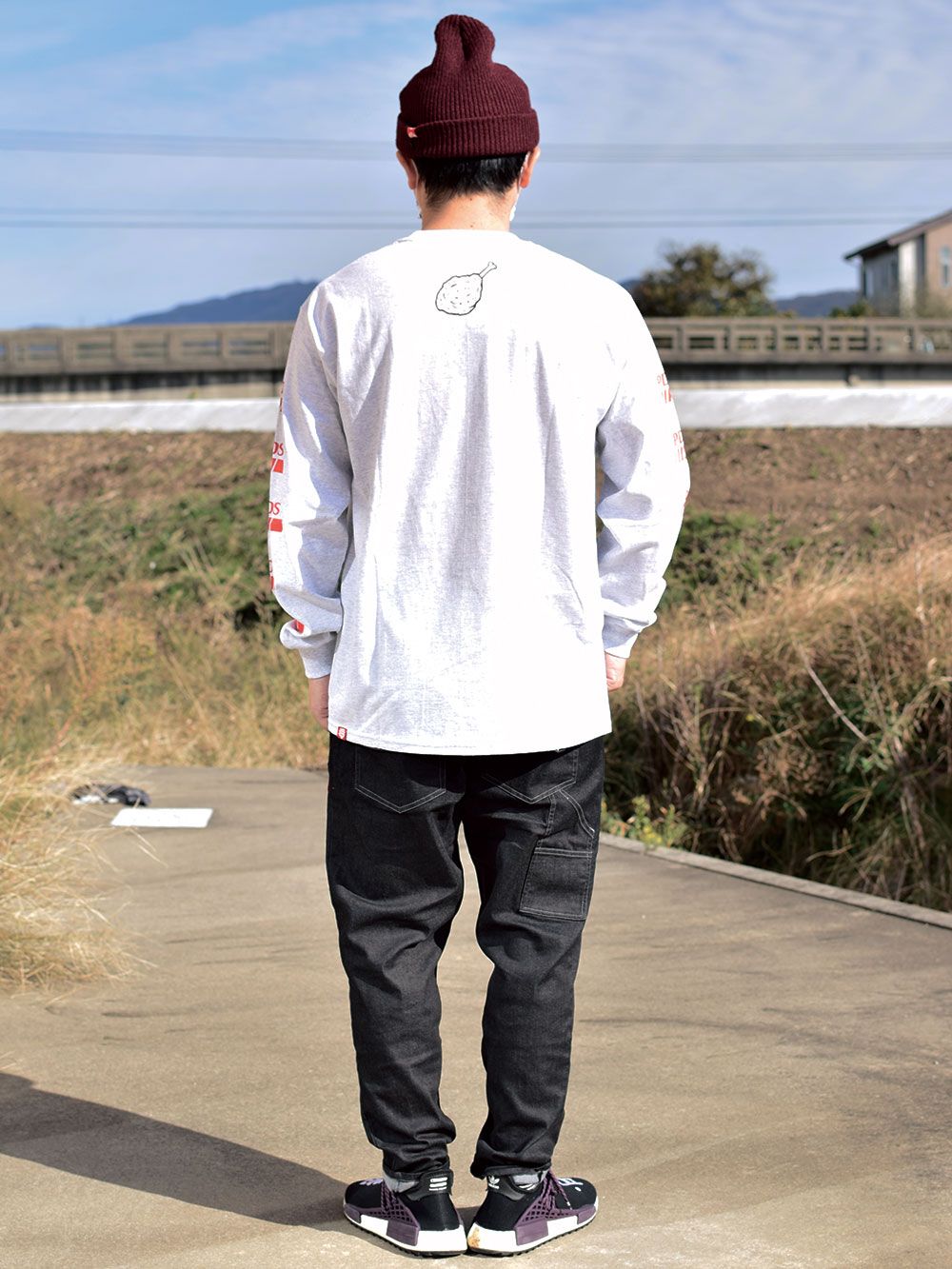 唐揚げおじさんロンTEE