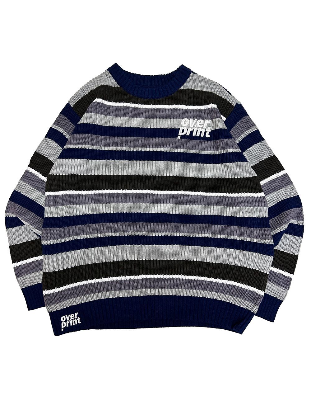 over print - boader cotton knit | DOLL