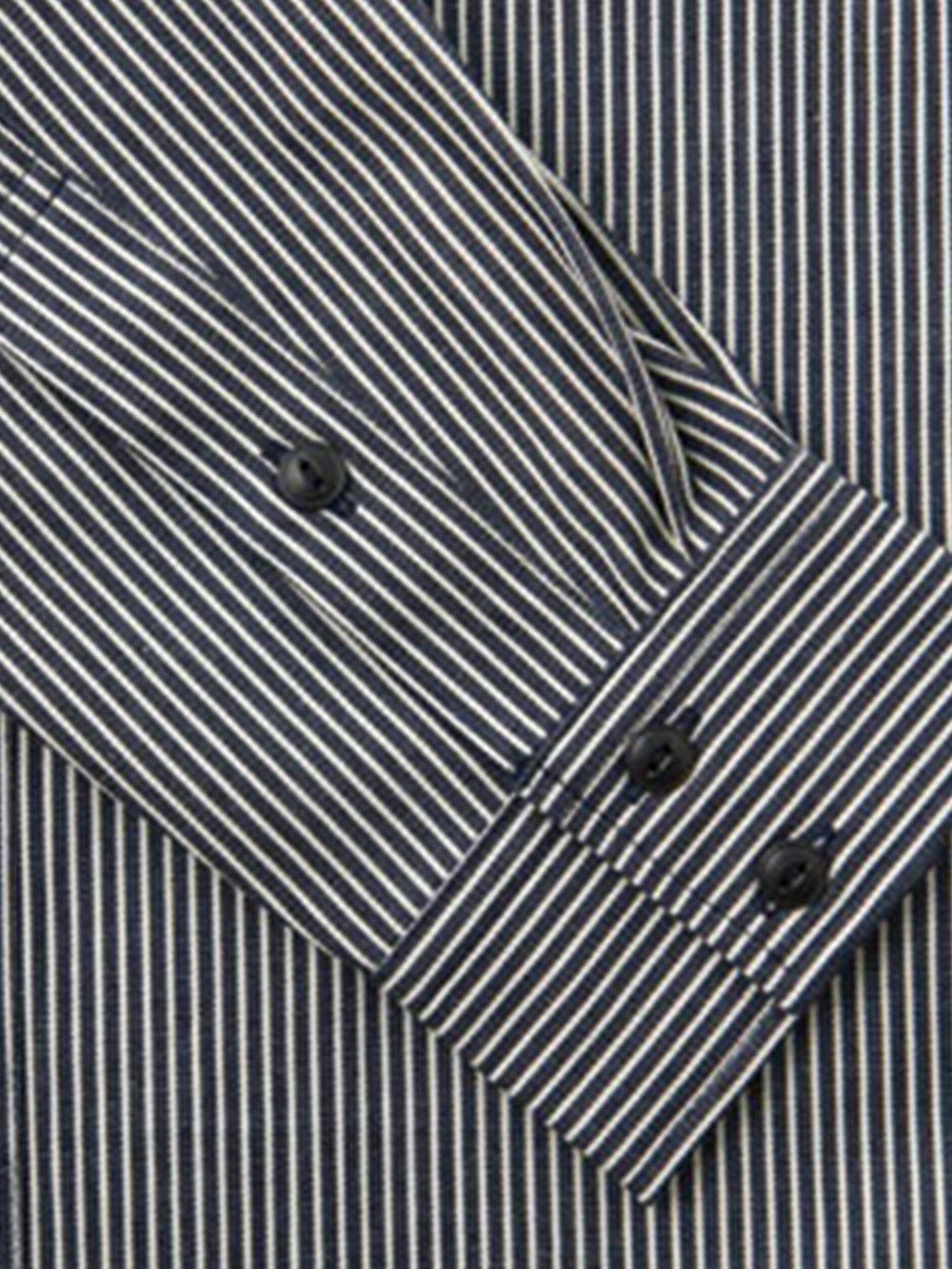 EMBLEM SHIRT L/S-STRIPE-