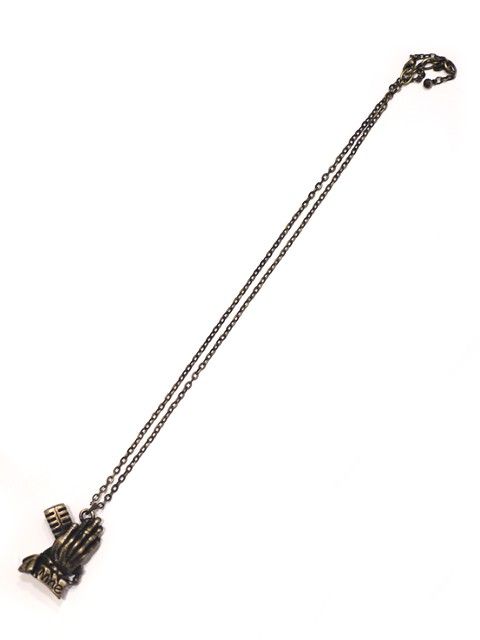 NINE MICROPHONES - METAL NECKLACE -Pray with the microphone NINE MICROPHONES - METAL NECKLACE -Pray with the microphone