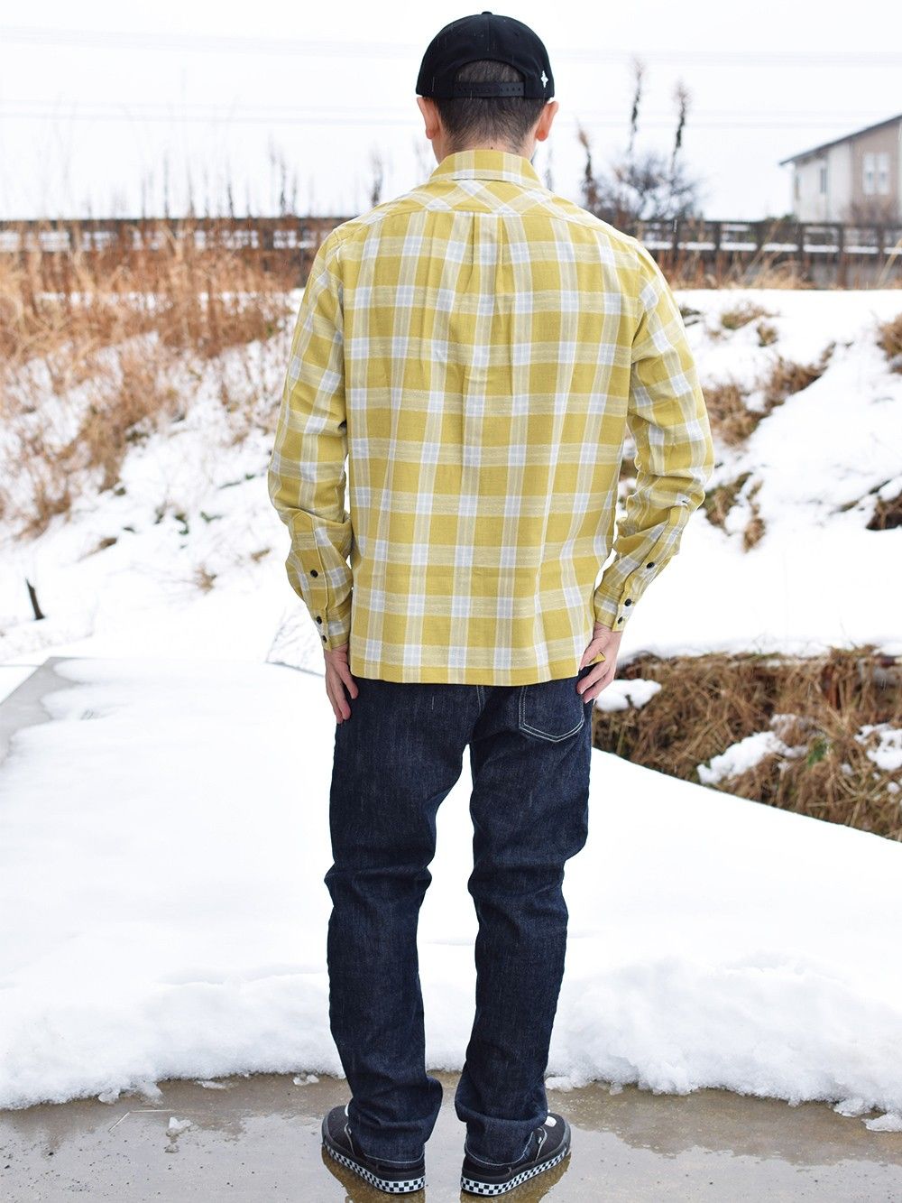 EMBLEM SHIRT L/S-CHECK-