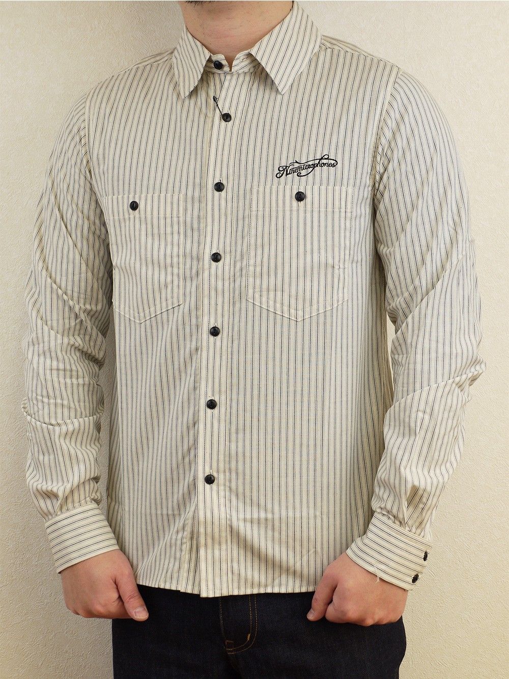 STRIPE SHIRT L/S -9MC Loco- - S