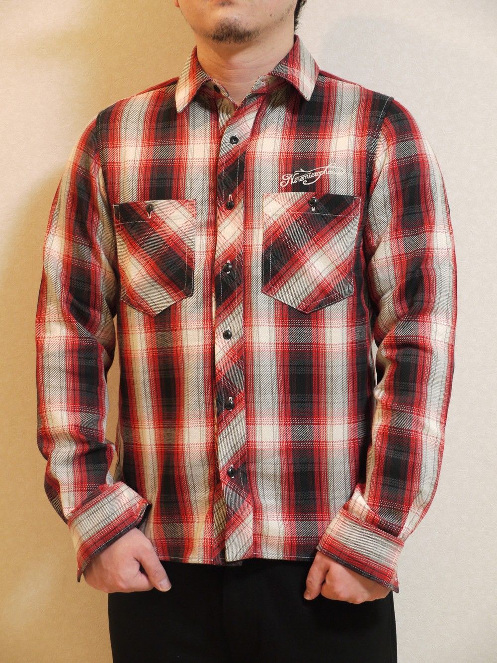 CHECK SHIRT L/S -Comrade-