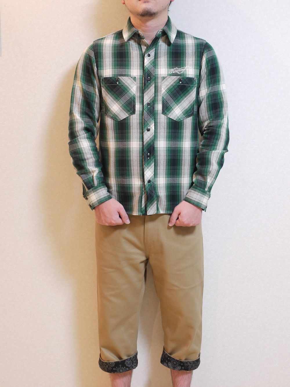 CHECK SHIRT L/S -Comrade-