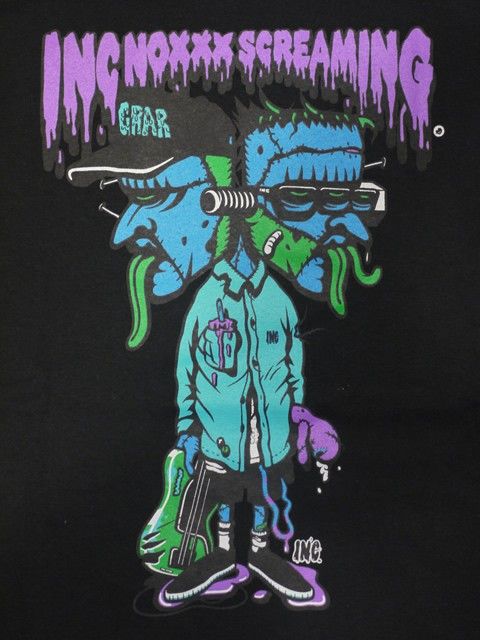 "TWIN HEAD FRANK” Long sleeve T-shirts