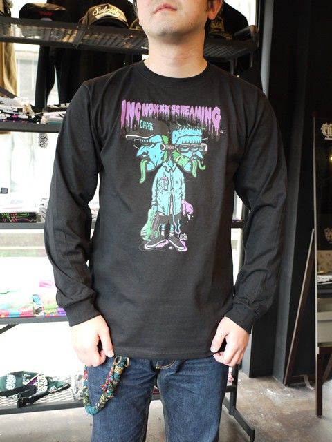 "TWIN HEAD FRANK” Long sleeve T-shirts
