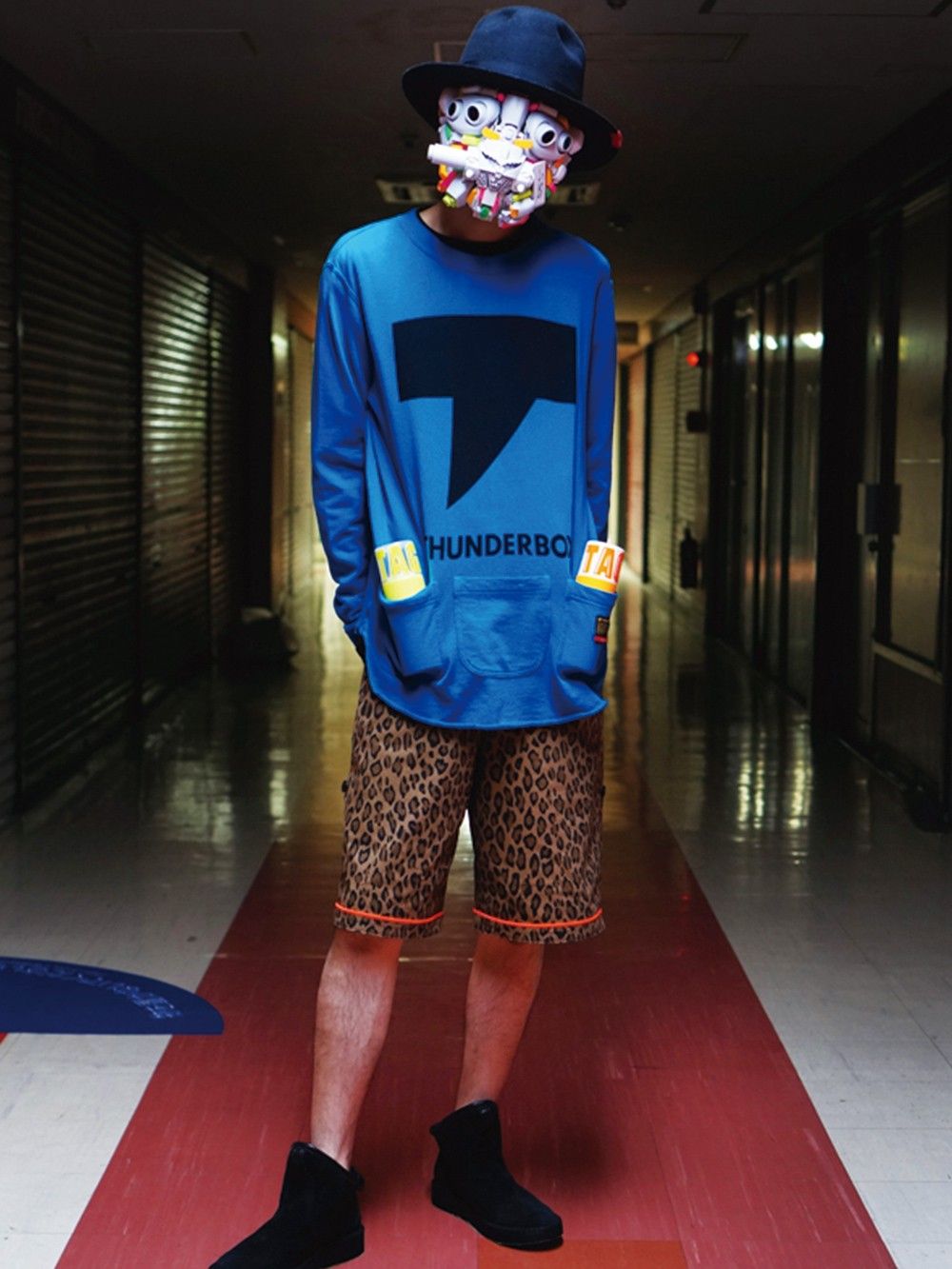 BAGGY LEOPARD SHORTS