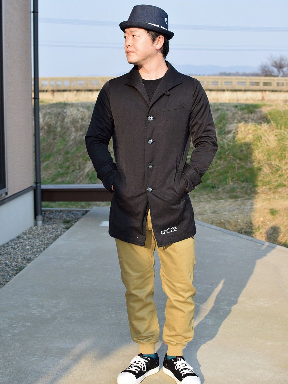 sd water proof Italy collar coat