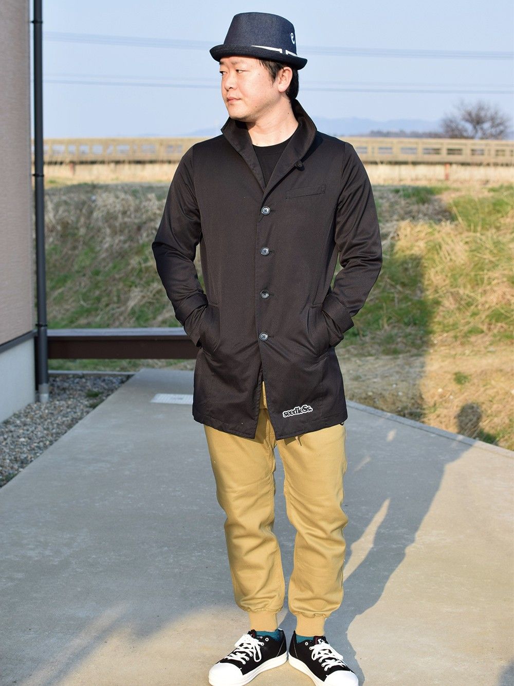 sd water proof Italy collar coat