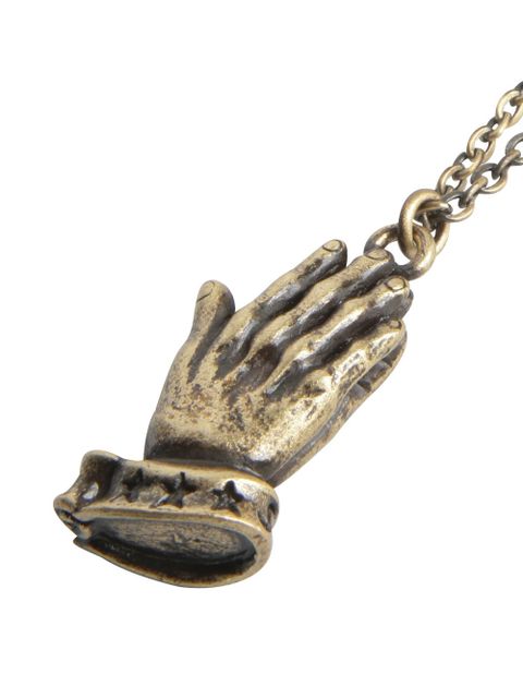 METAL NECKLACE -PRAYING HANDS-