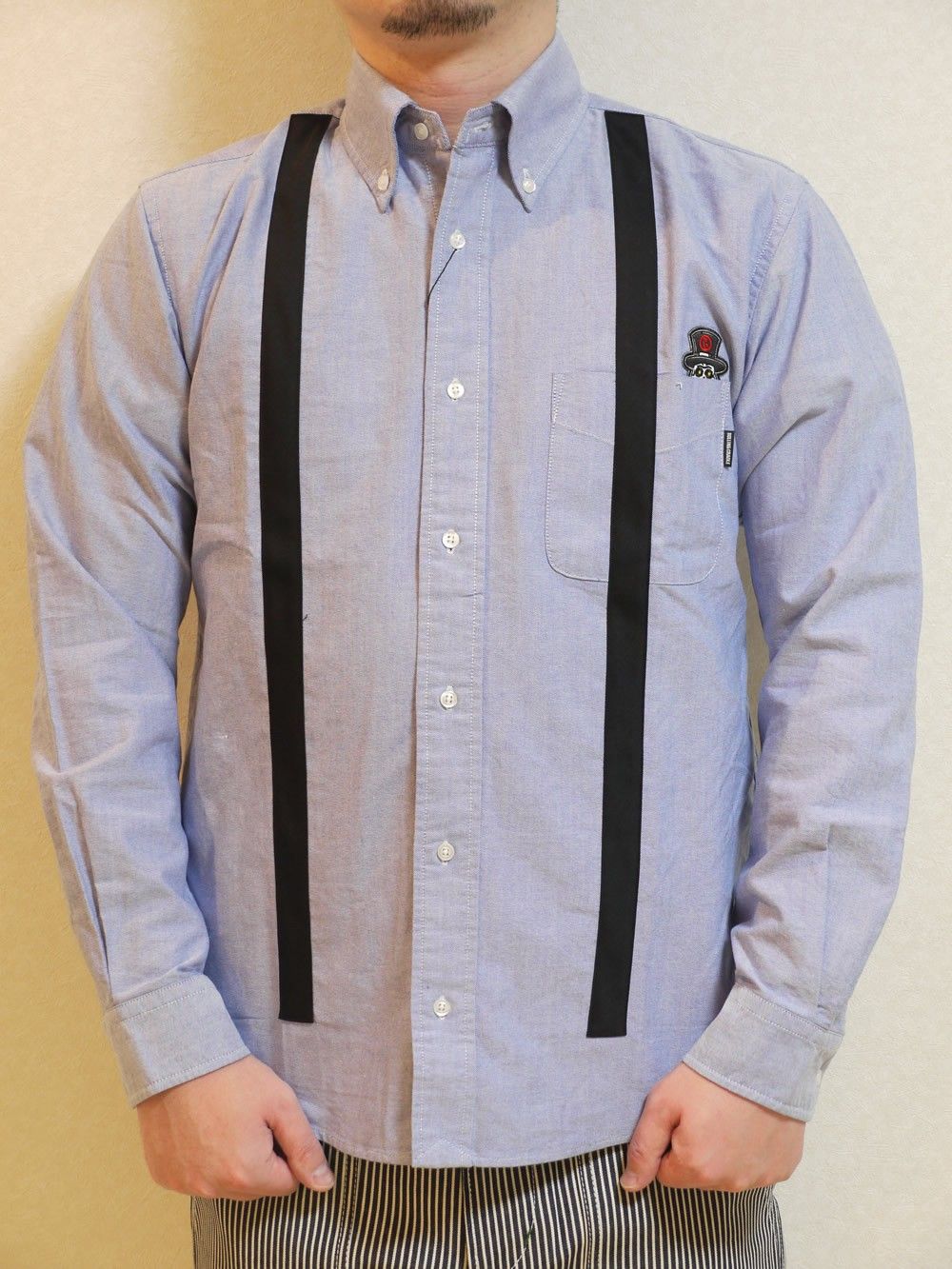 SUSPENDERS OXFORD SHIRT