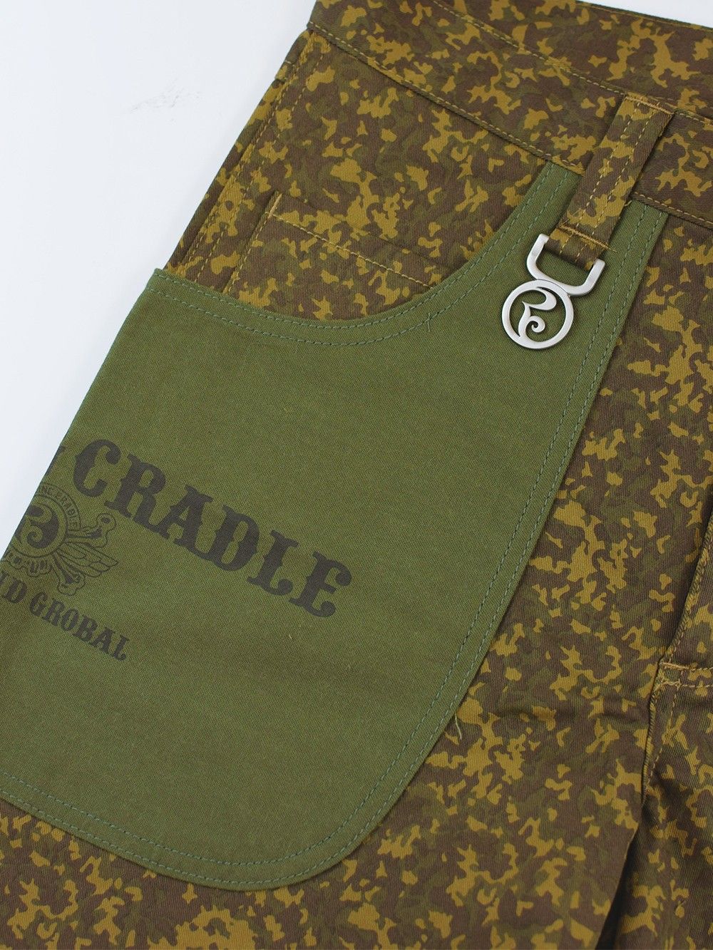 BIG POCKET MINI CAMO SHORTS