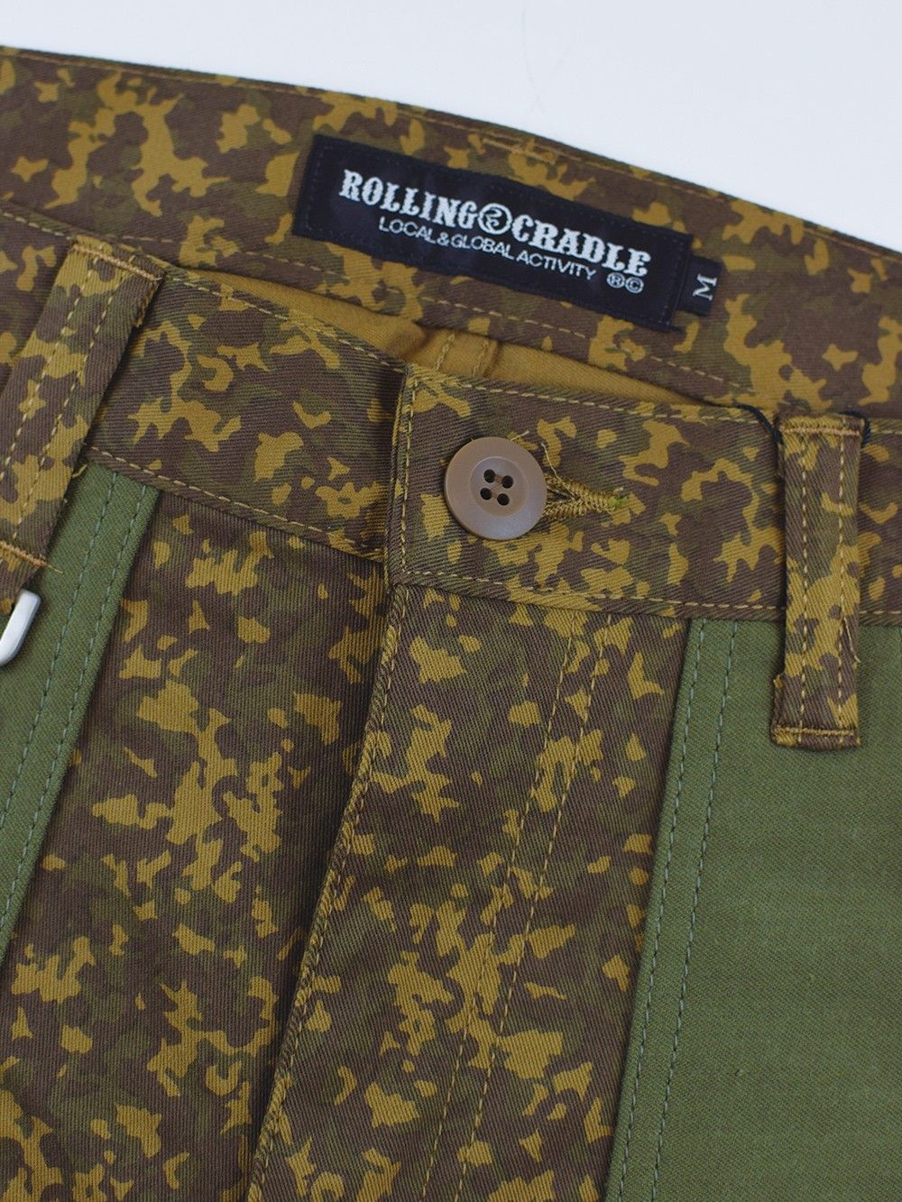 BIG POCKET MINI CAMO SHORTS