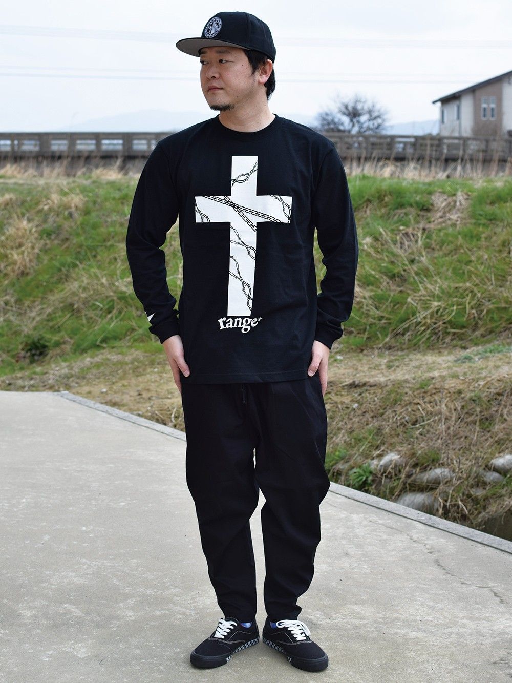 Cross X L/S tee
