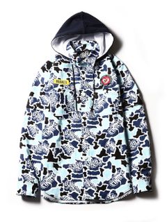 HUNTER 2WAY HOOD SHIRTS
