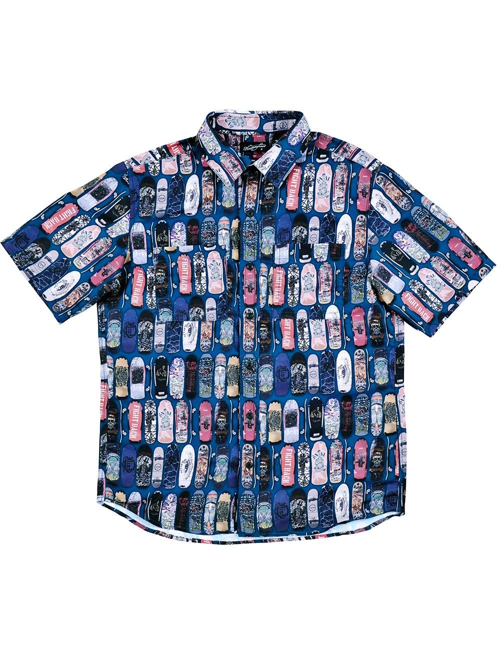9MC SK8 PATTERNED SHIRTS S/S
